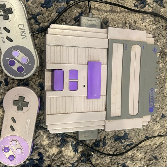 Super Reptron Nintendo & Super Nintendo Game Console